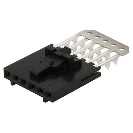 Molex Ffc/Fpc Connector, 4 Contact(S), 1 Row(S), Female, 0.1 Inch Pitch, Crimp Terminal, Latch, Plug 15474043